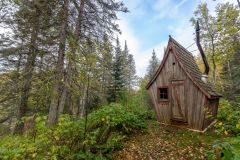 Finnish sauna within 300 feet of the lodge