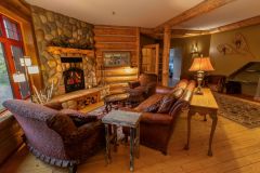 Another fireplace to enjoy in the parlor